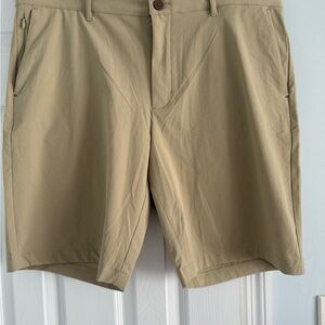 Tommy Bahama Tan Flat Front Shorts